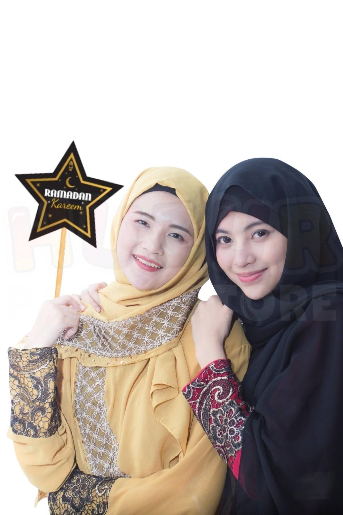 Ramadan Kareem Yazılı Konuşma Balonu Ramazan Bayramı Dini Islami Bayram Fotoğraf Çekilme Süsü Gb