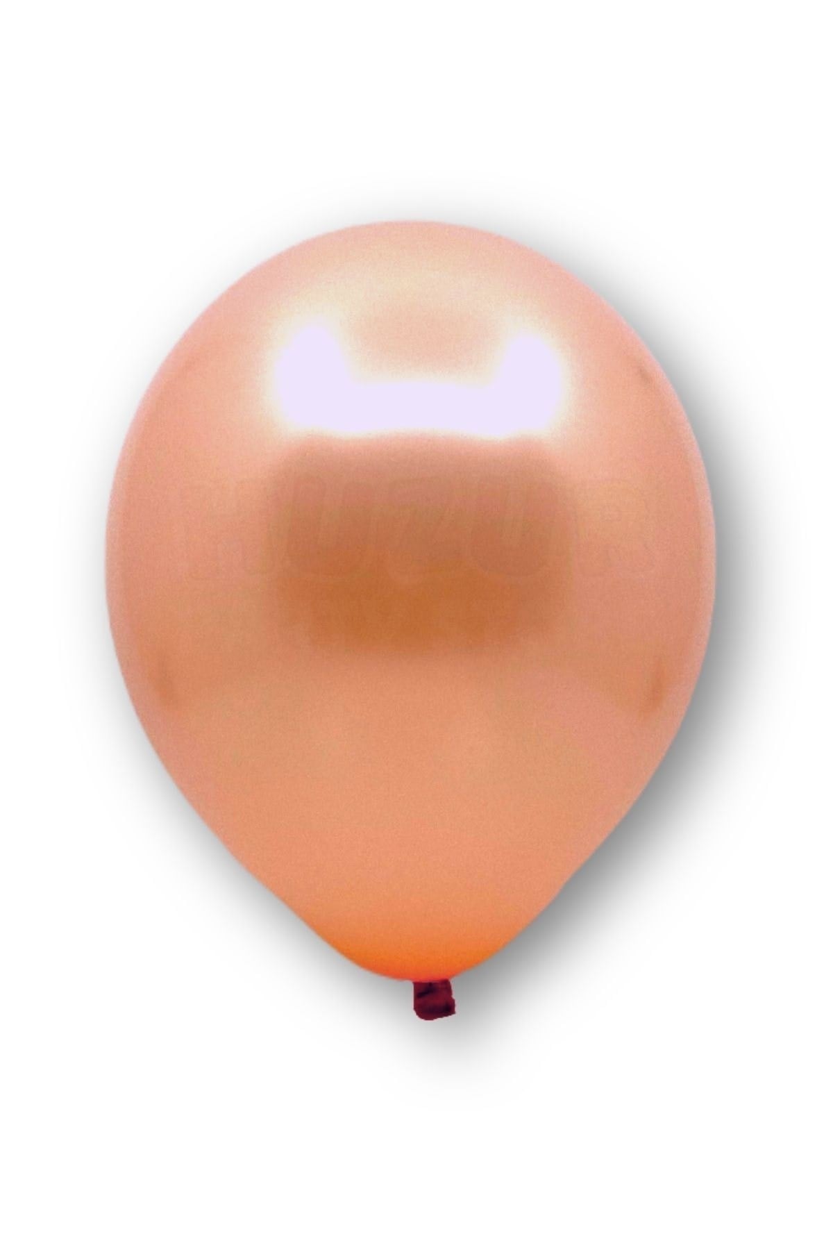 Rose Gold Konfetili Şeffaf Ve Rose Gold Metalik Balon Seti 20 Adet 30 Cm Içi Gözüken Pullu Balon