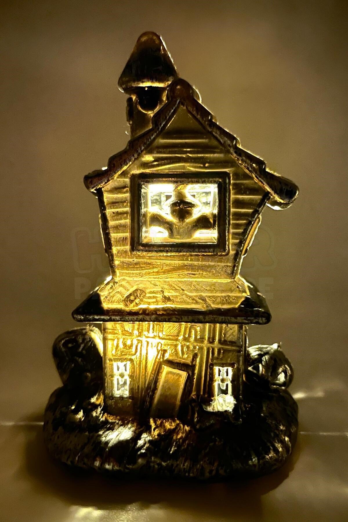 Şato Tealight Mezar Taşı Balkabağı Detaylı Sarı Işıklı Pilli Mum Halloween Cadılar Bayramı 2 Adet