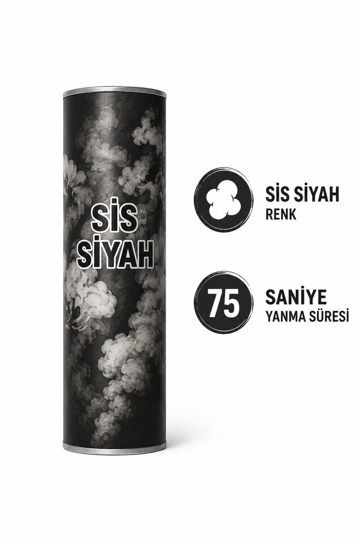 Siyah Sis Bombası 75 Saniye Yanan Taraftar Maç ve Stat Dumanı