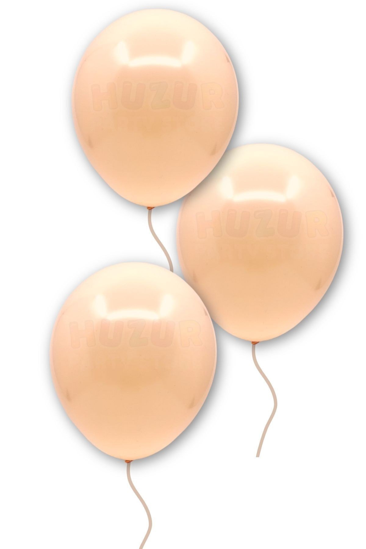 Somon Makaron Balon 50 Adet 30 Cm Pastel Rengi Parti Balonu Soft Renk Doğum Günü Partisi Konsepti