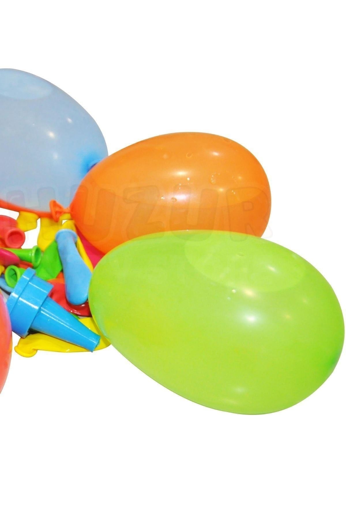 Su Balonu 10 Adet 10 Cm Renk Renk Su Topu Su Savaşı Balonu Balon Bombası Küçük Su Doldurulan Balon