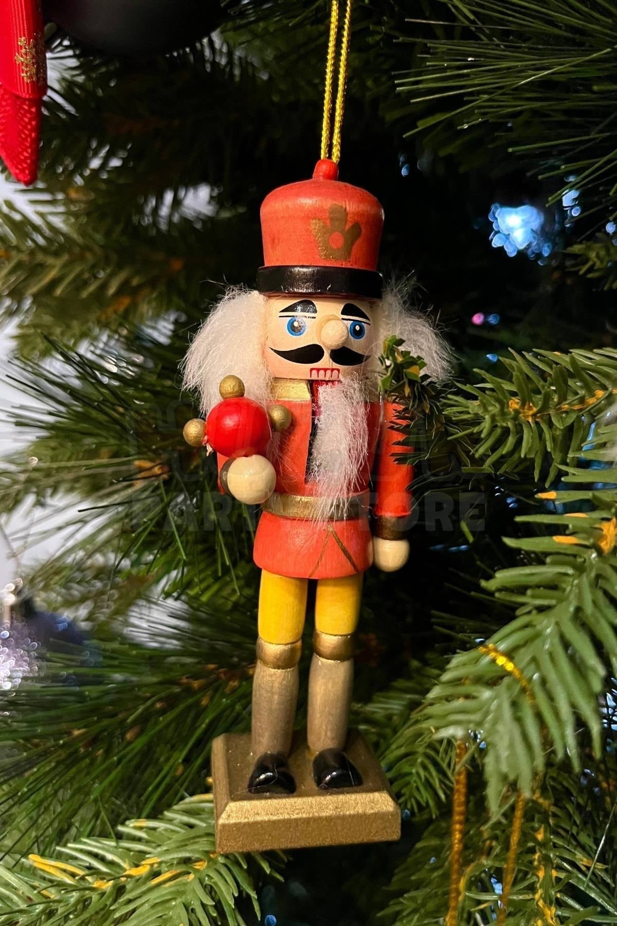 Yılbaşı Ağacına Asılan Retro Fındıkkıran 6lı 13 Cm Kurşun Asker Nutcracker Yılbaşı Yeni Yıl Dekoru