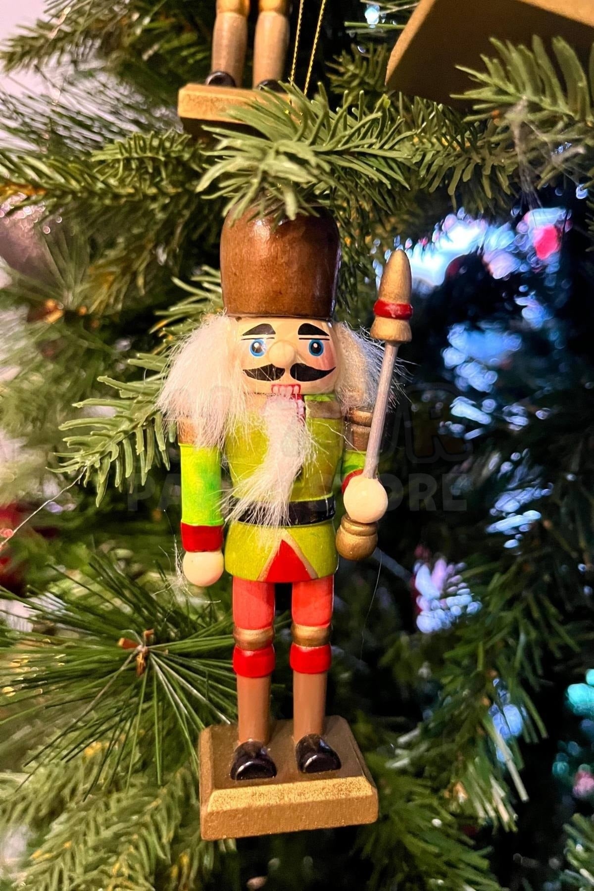 Yılbaşı Ağacına Asılan Retro Fındıkkıran 6lı 13 Cm Kurşun Asker Nutcracker Yılbaşı Yeni Yıl Dekoru