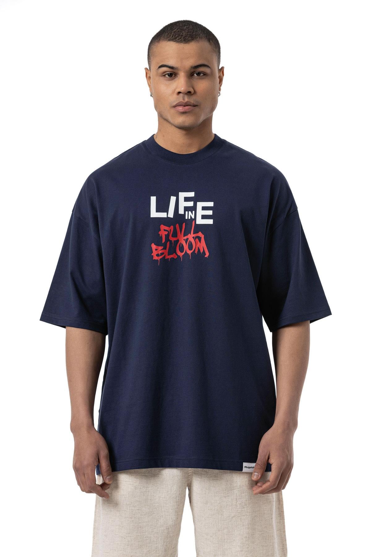 Oversize Printed Jersey - Crew Neck