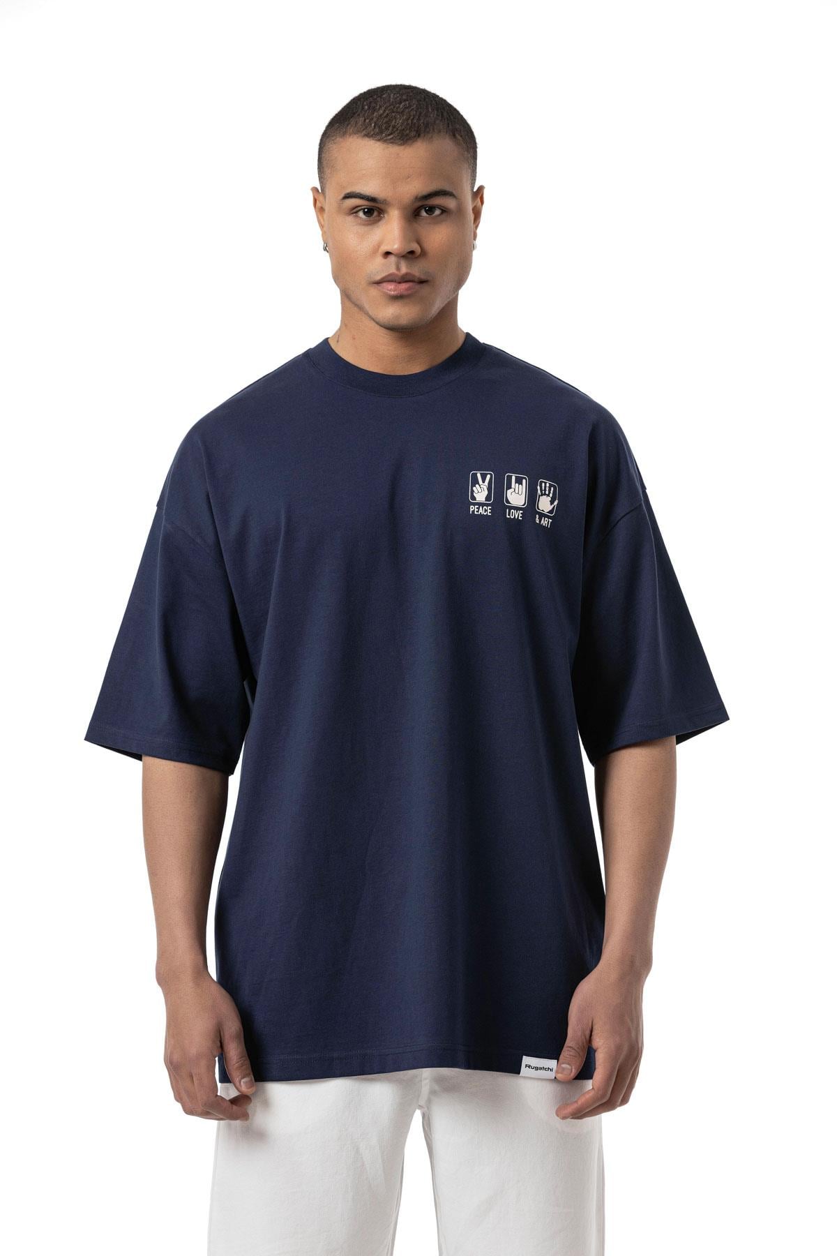 Oversize Printed Jersey - Crew Neck