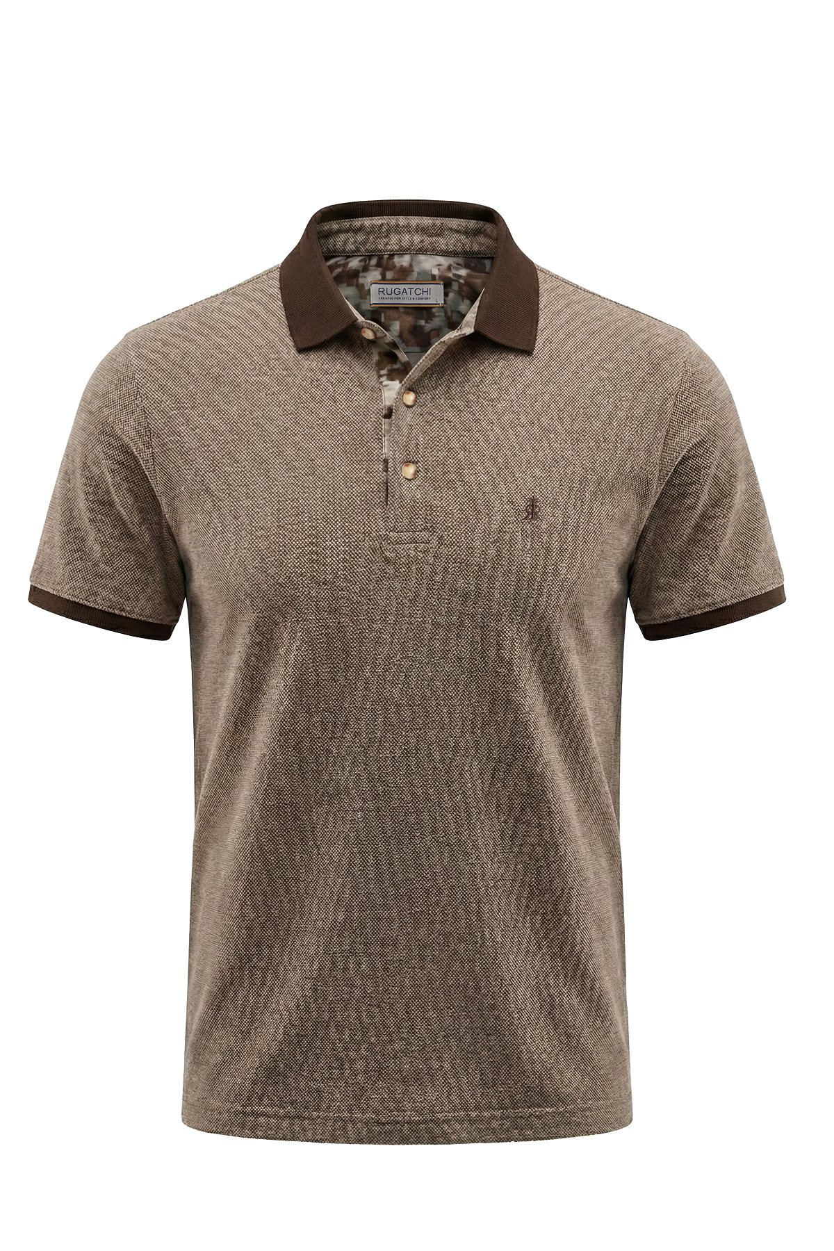 Jacquard Pique Polo Shirt