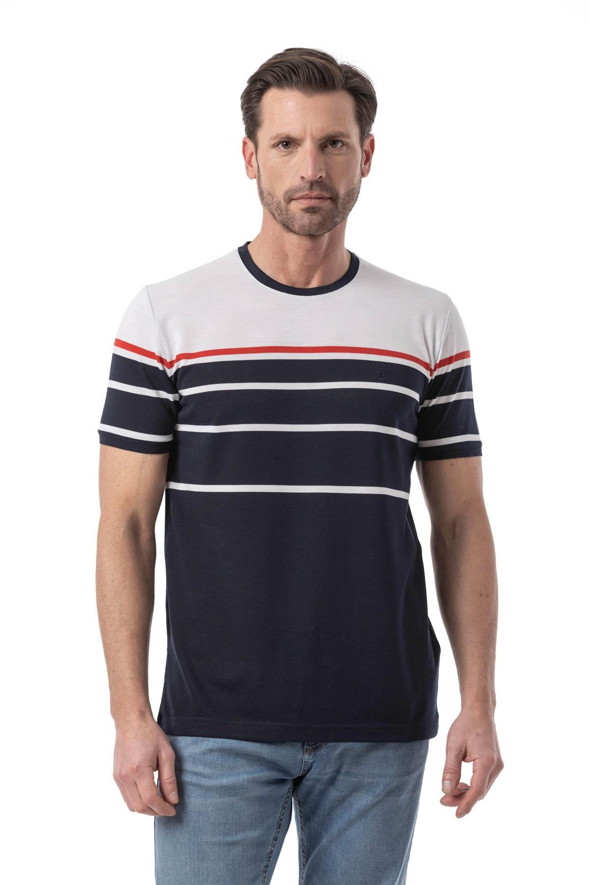 Dior Ringel Pique - Crew Neck