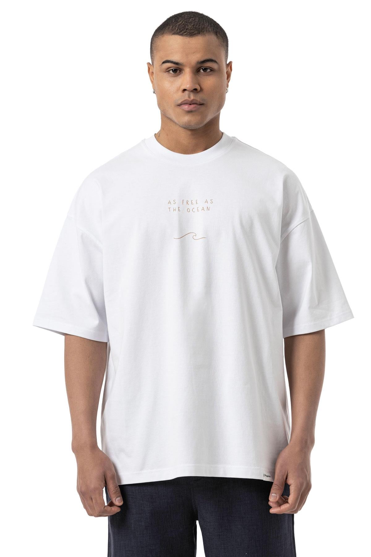 Oversize Printed Jersey - Crew Neck