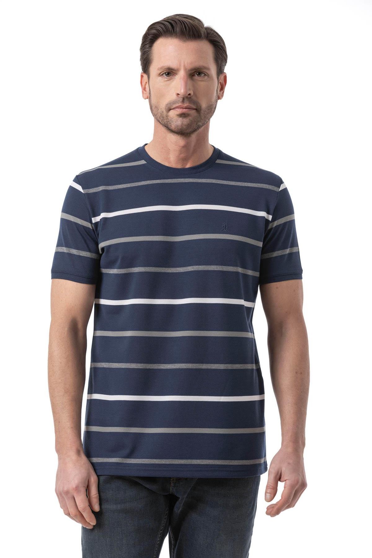 Dior Ringel Pique - Crew Neck