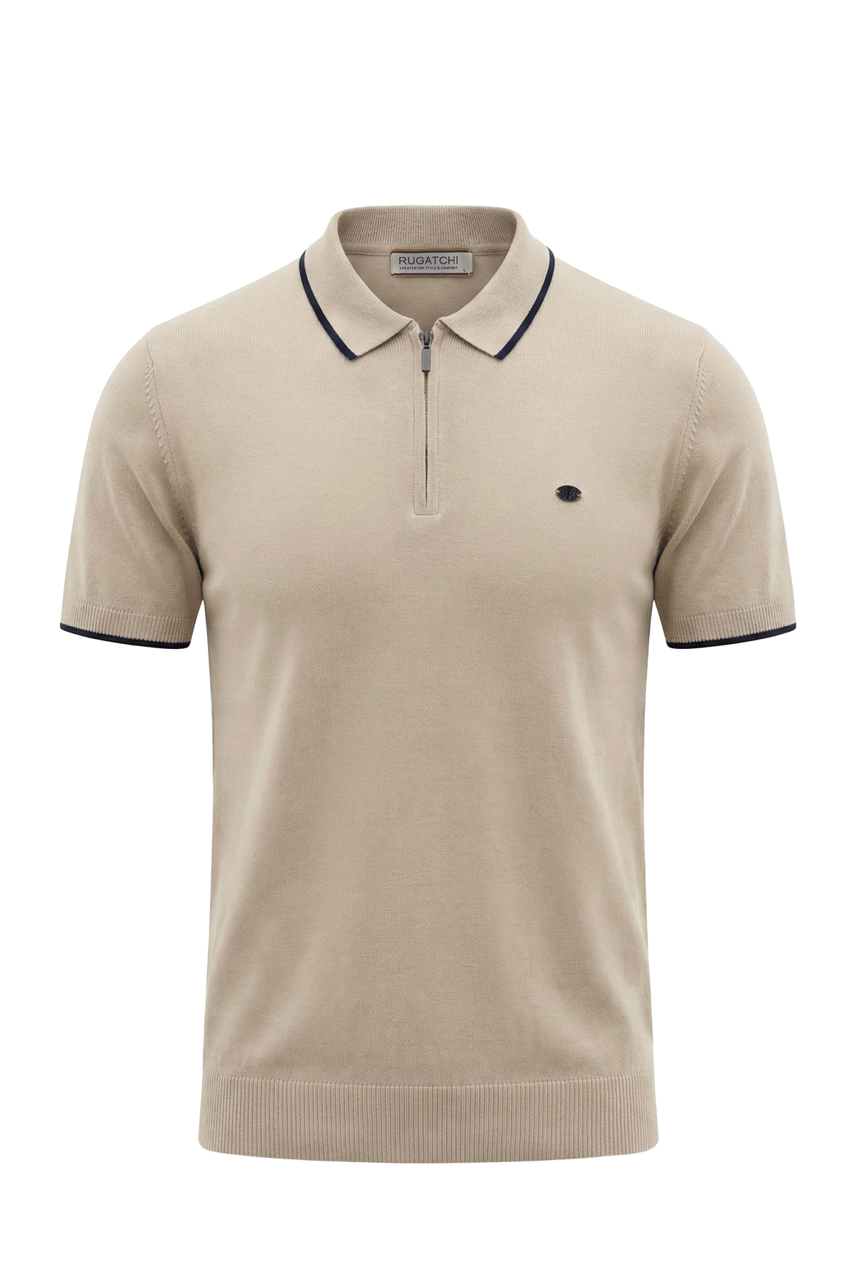 Knit Polo Shirt - Half-Zip