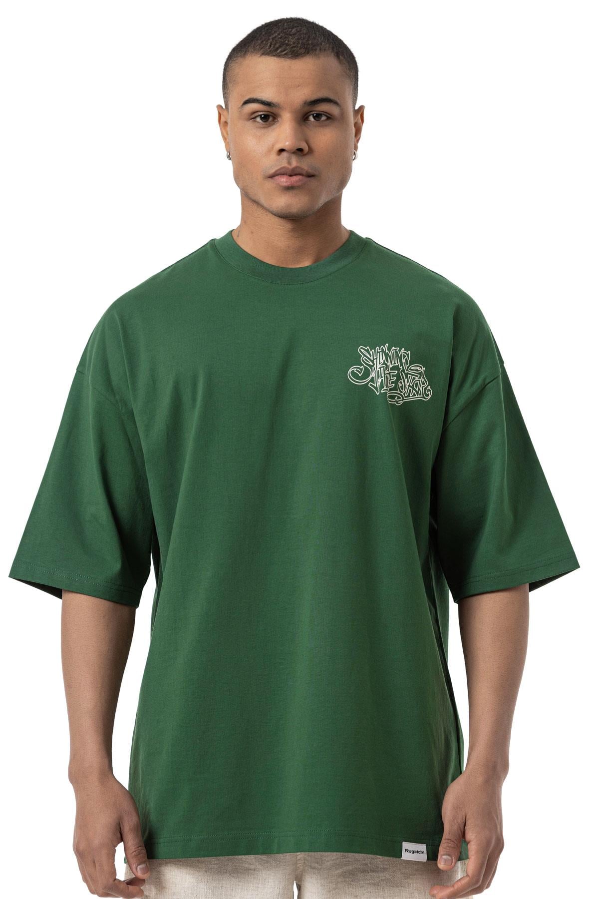 Oversize Printed Jersey - Crew Neck