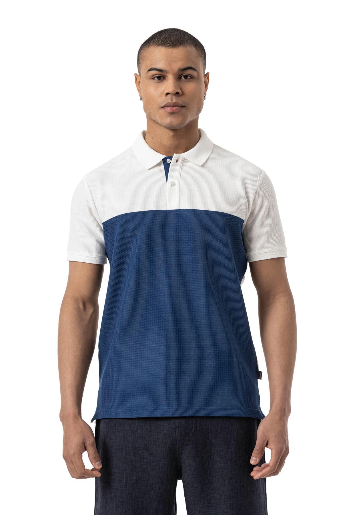 Waffle Piece Polo Shirt