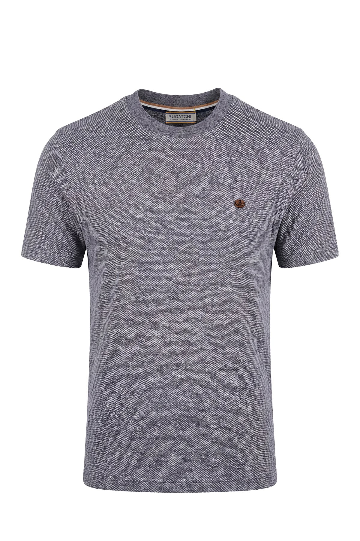 Jacquard Pique Crew Neck