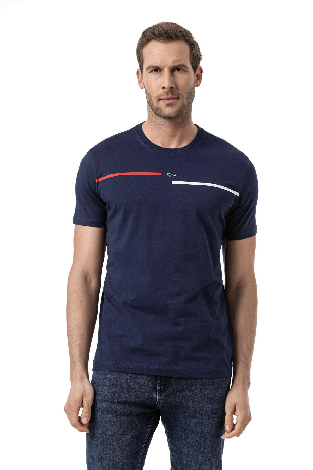 Cotton Printed Jersey - Crew Neck