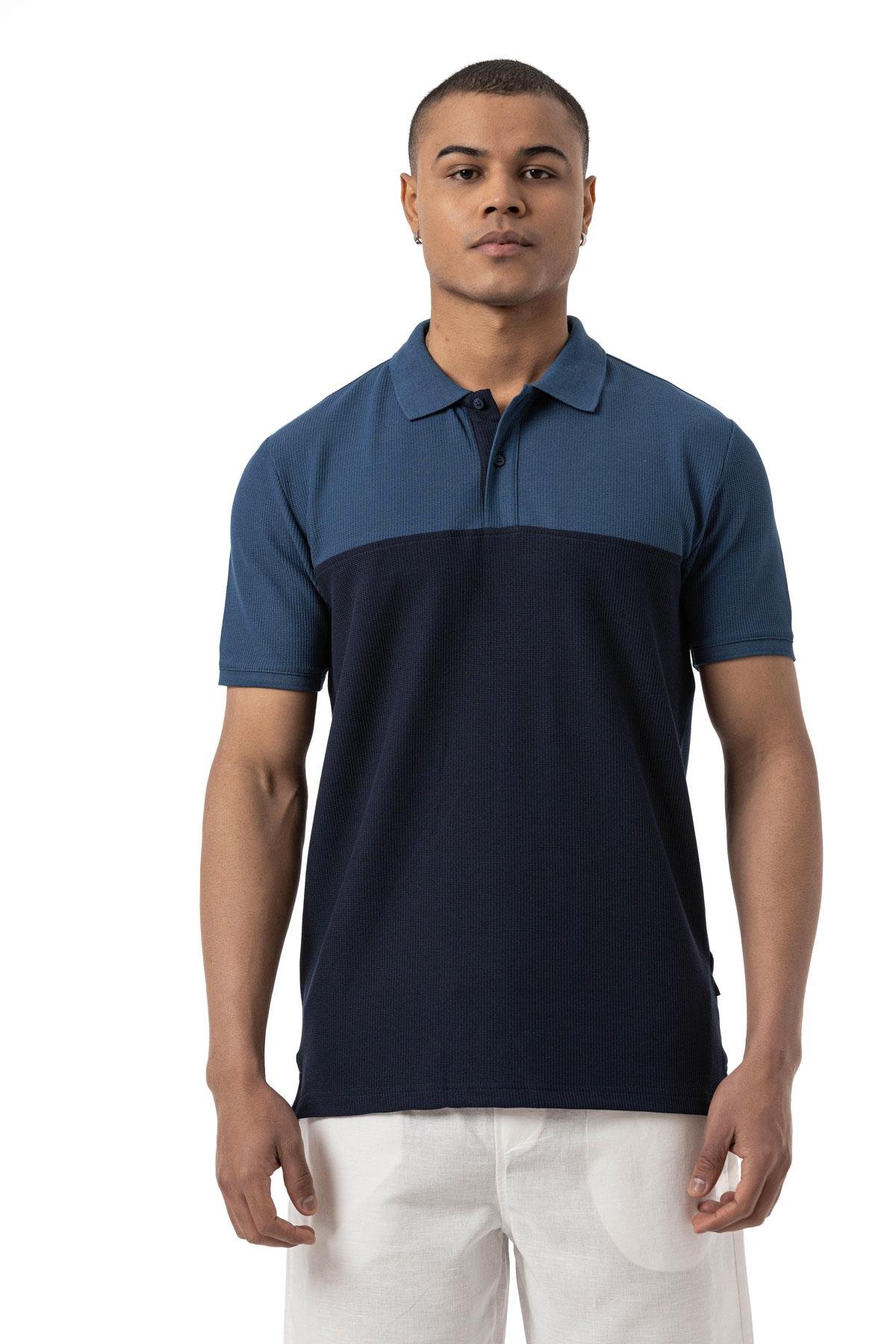Waffle Piece Polo Shirt
