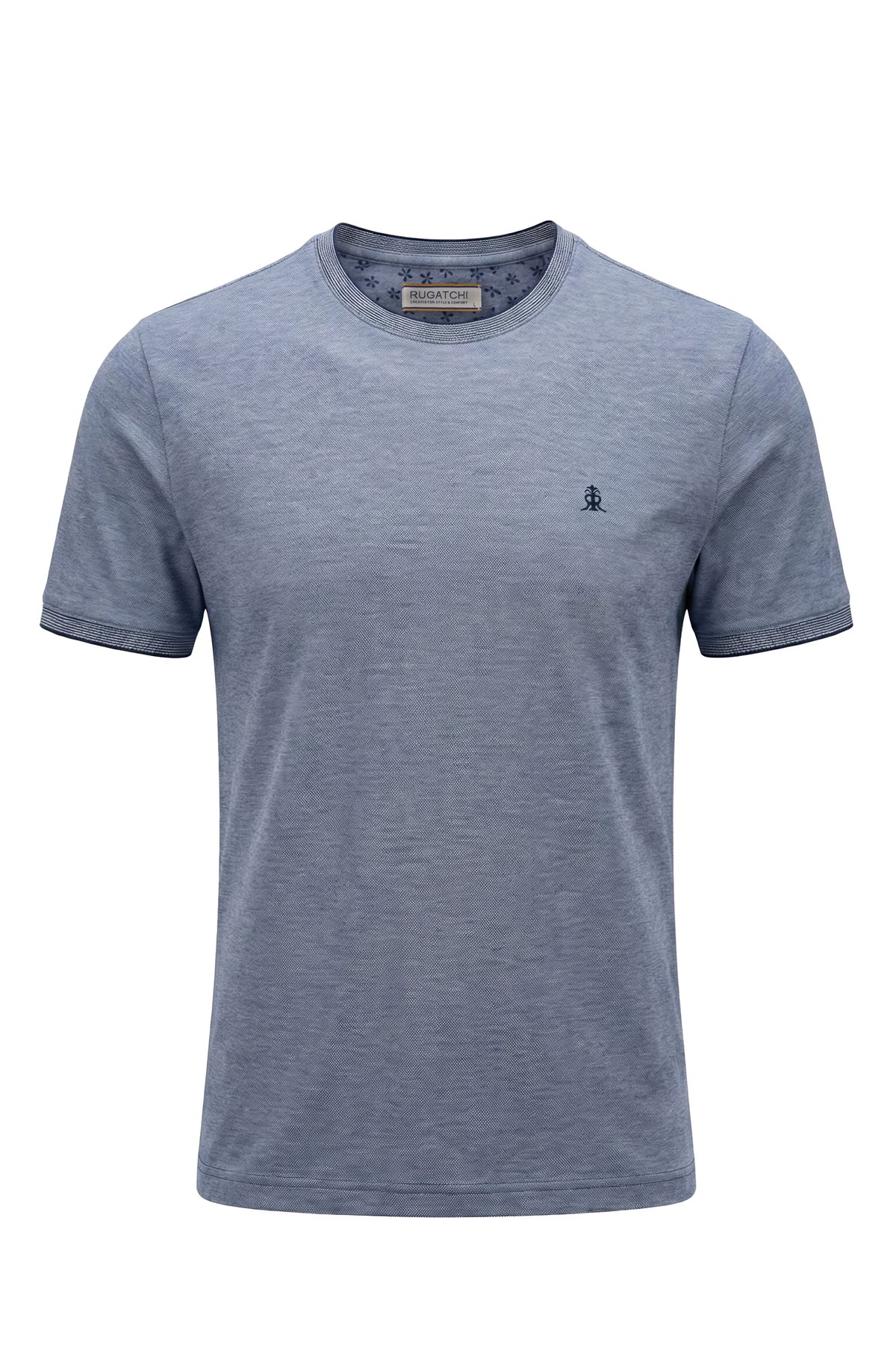 Heather Pique Crew Neck Shirt