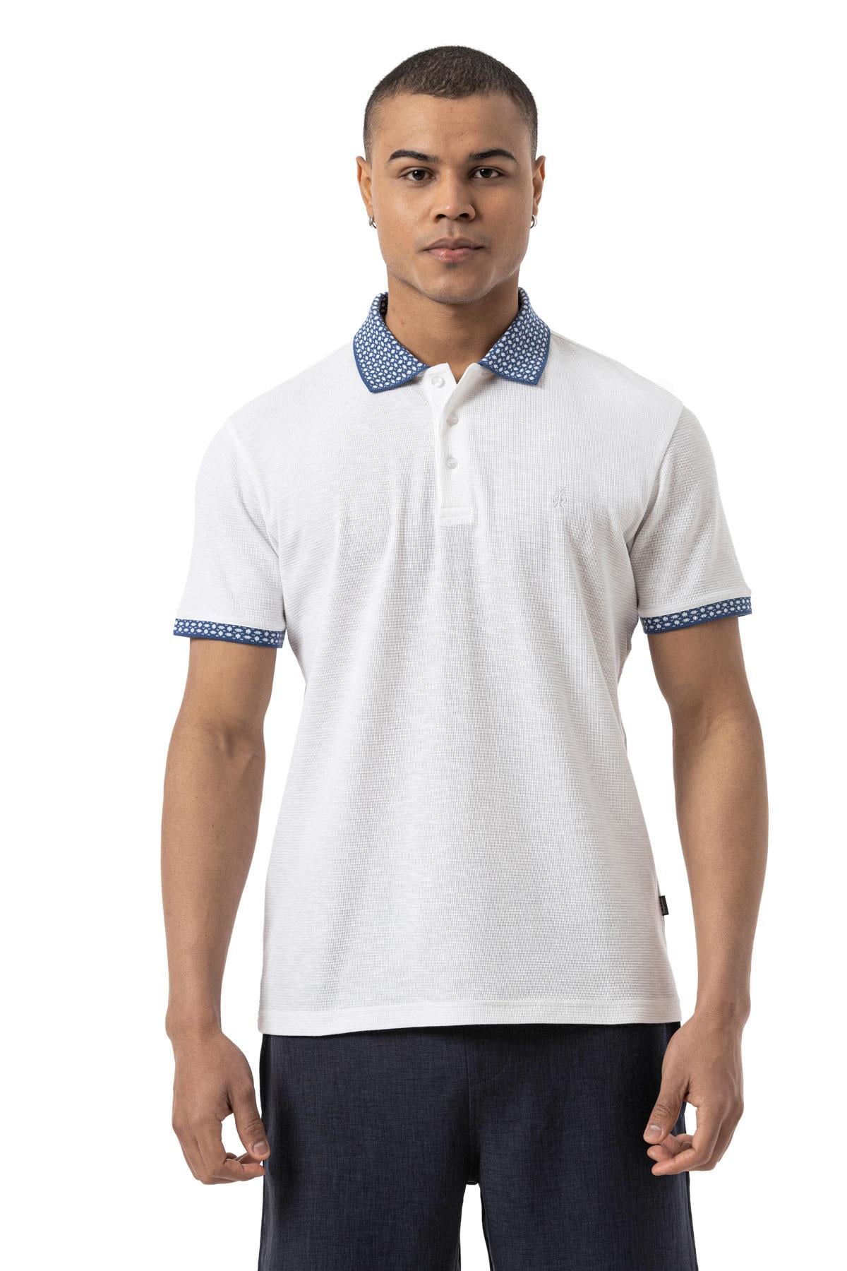 Slub Waffle Polo Shirt