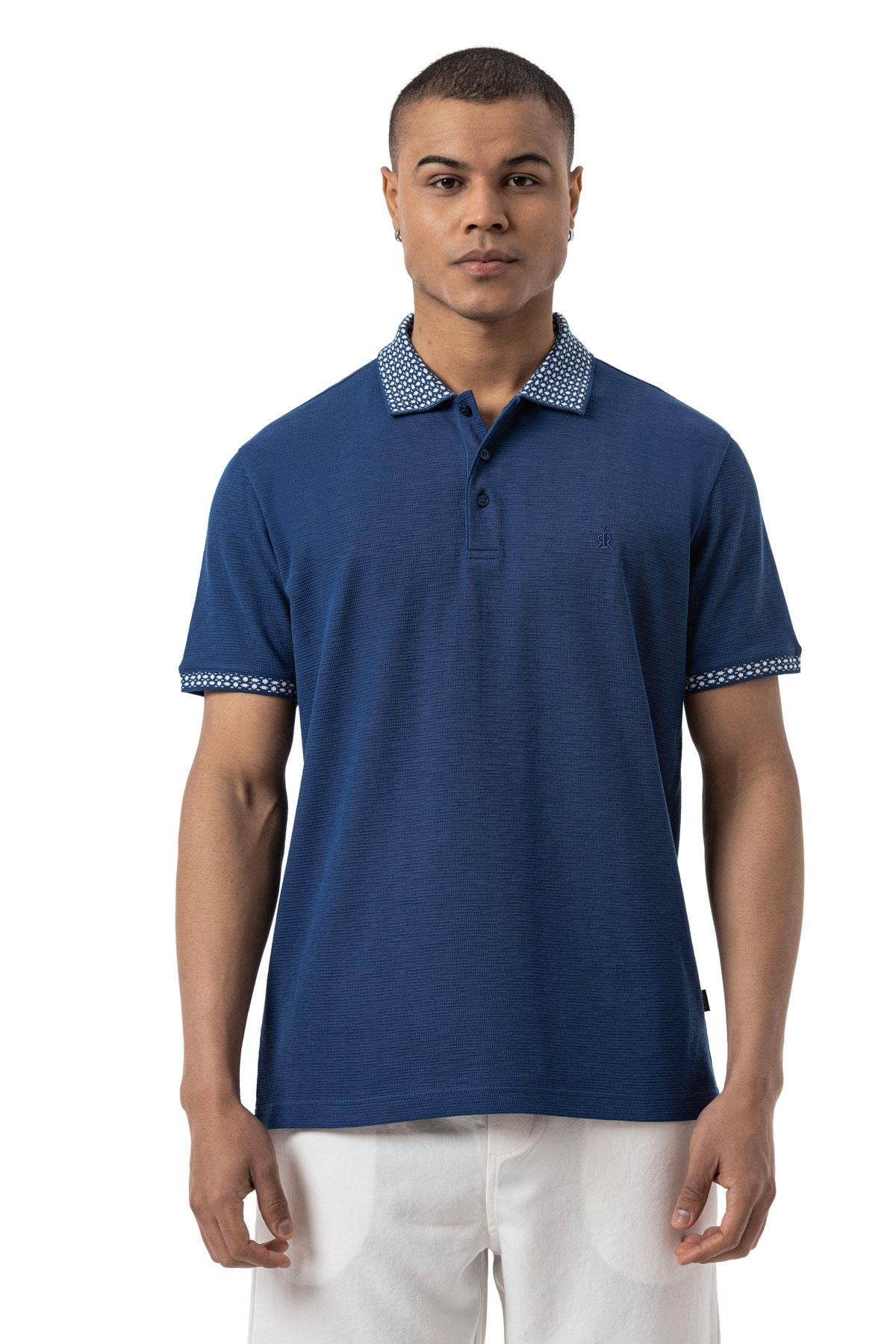 Slub Waffle Polo Shirt