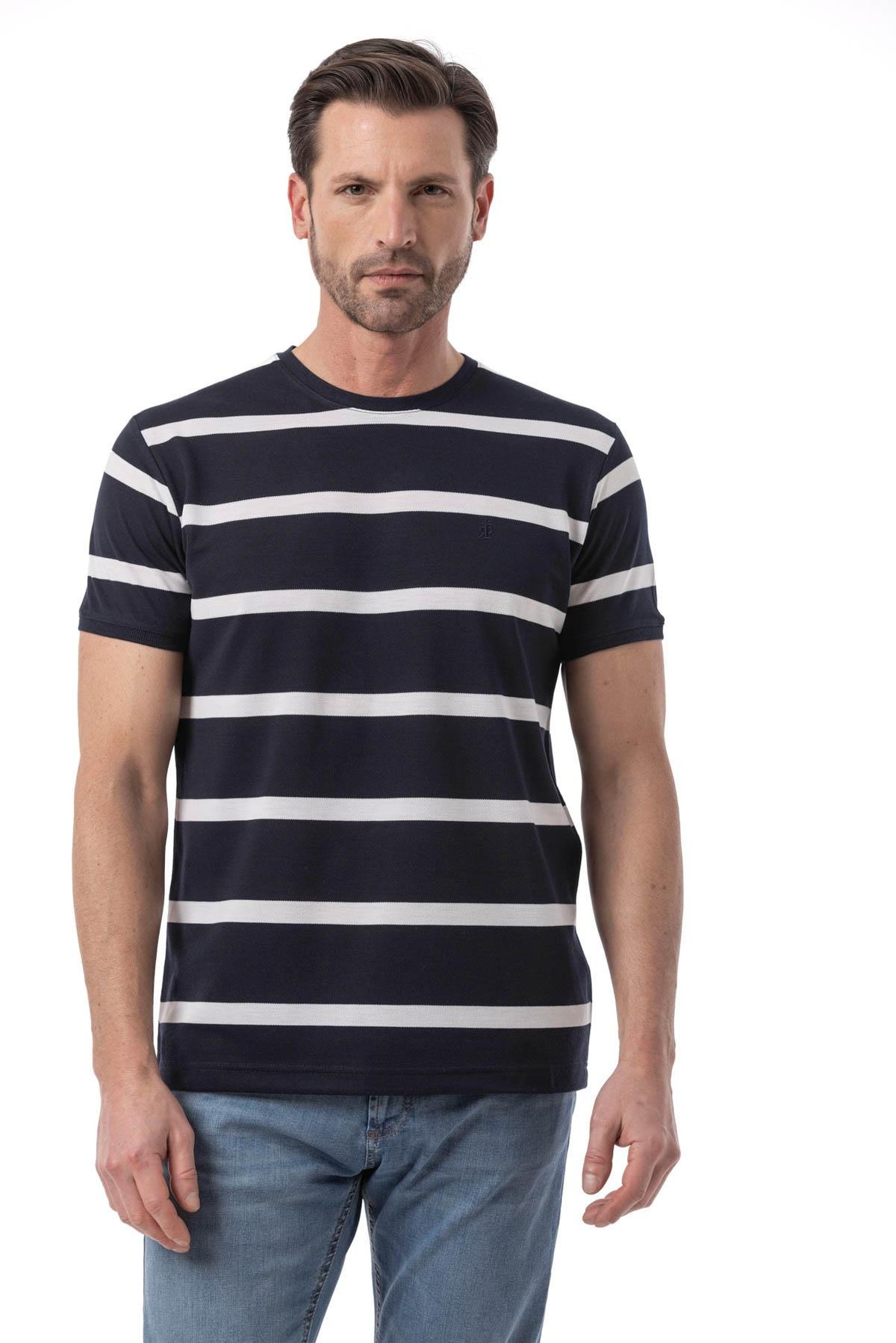 Dior Ringel Pique - Crew Neck