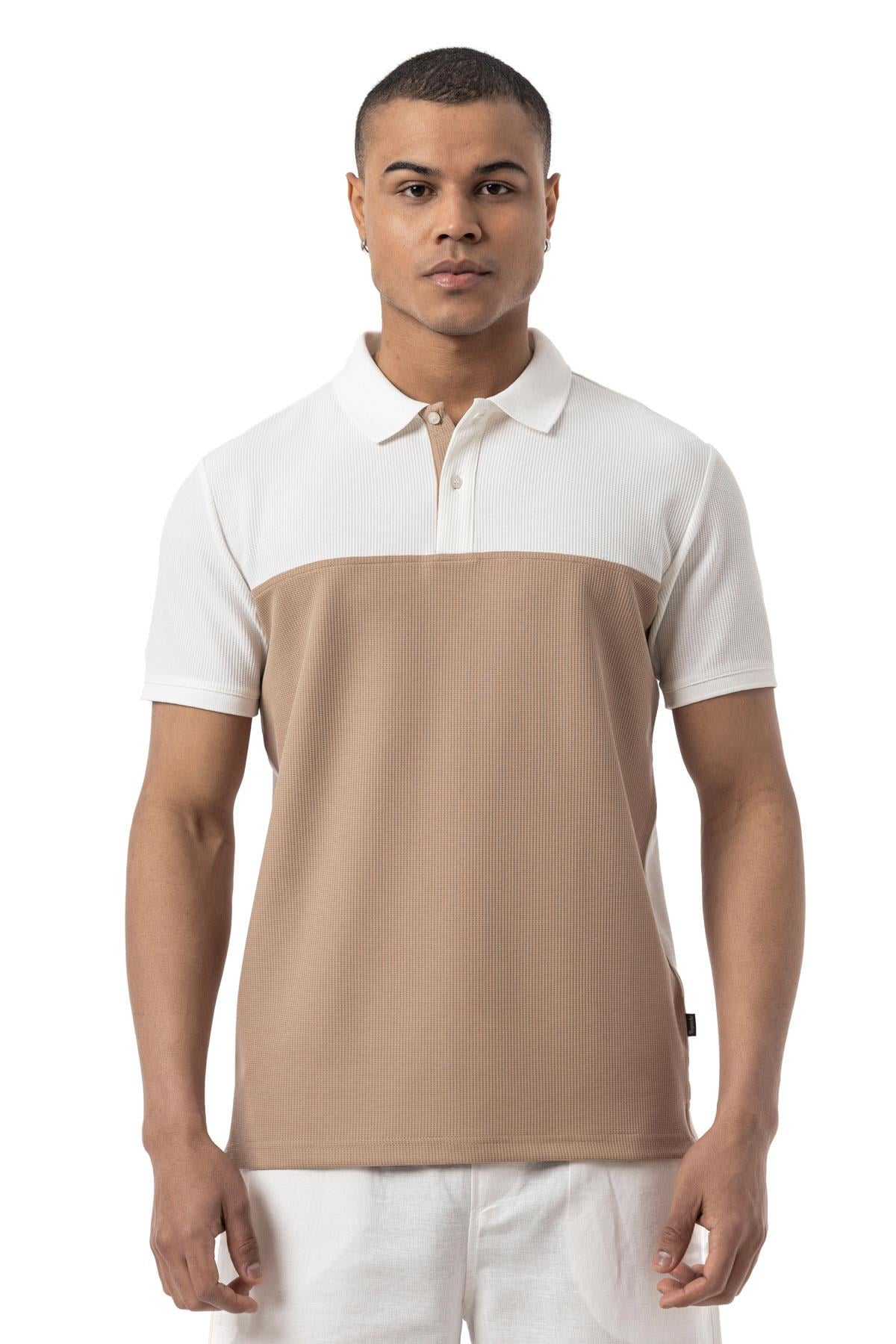 Waffle Piece Polo Shirt
