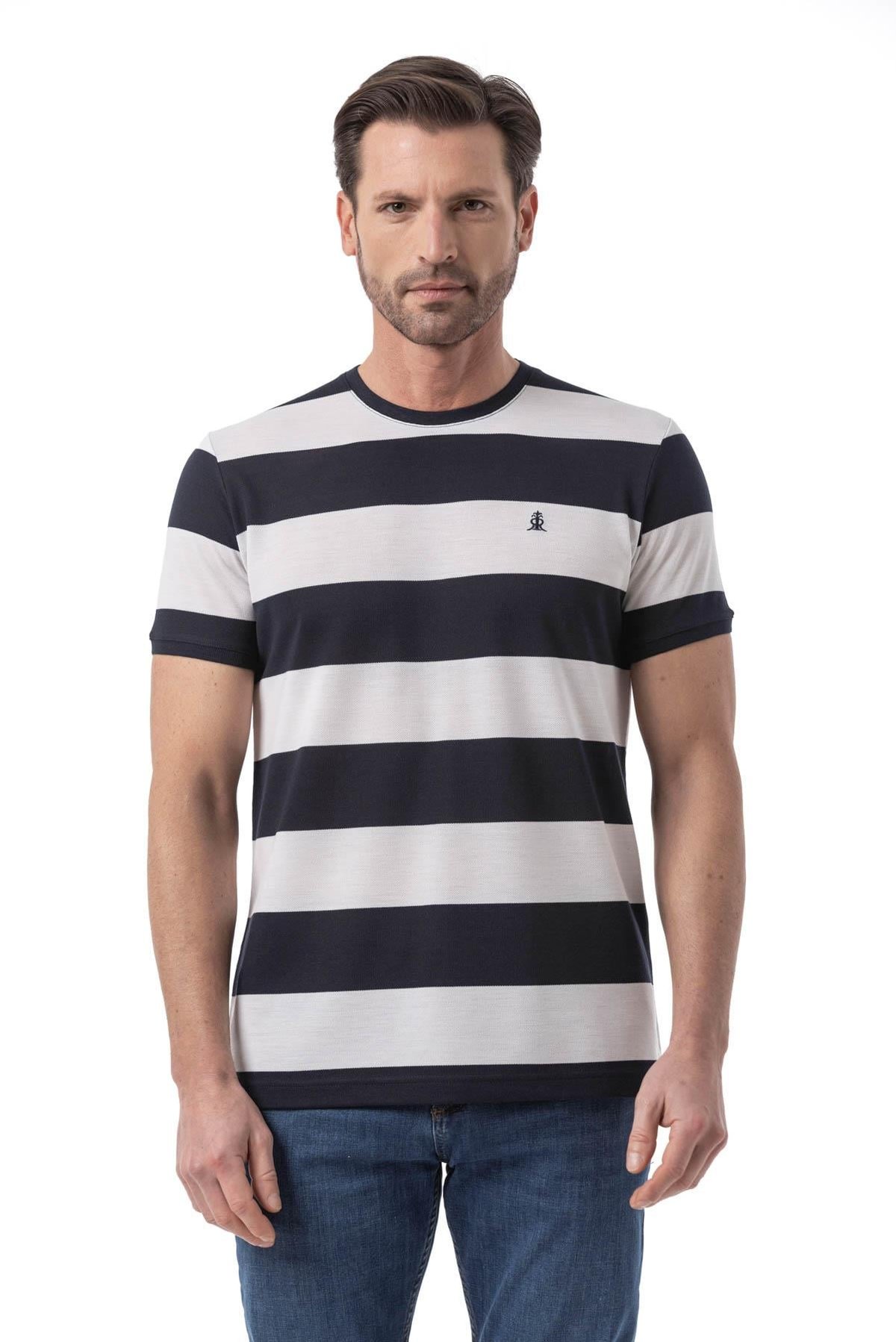 Dior Ringel Pique - Crew Neck