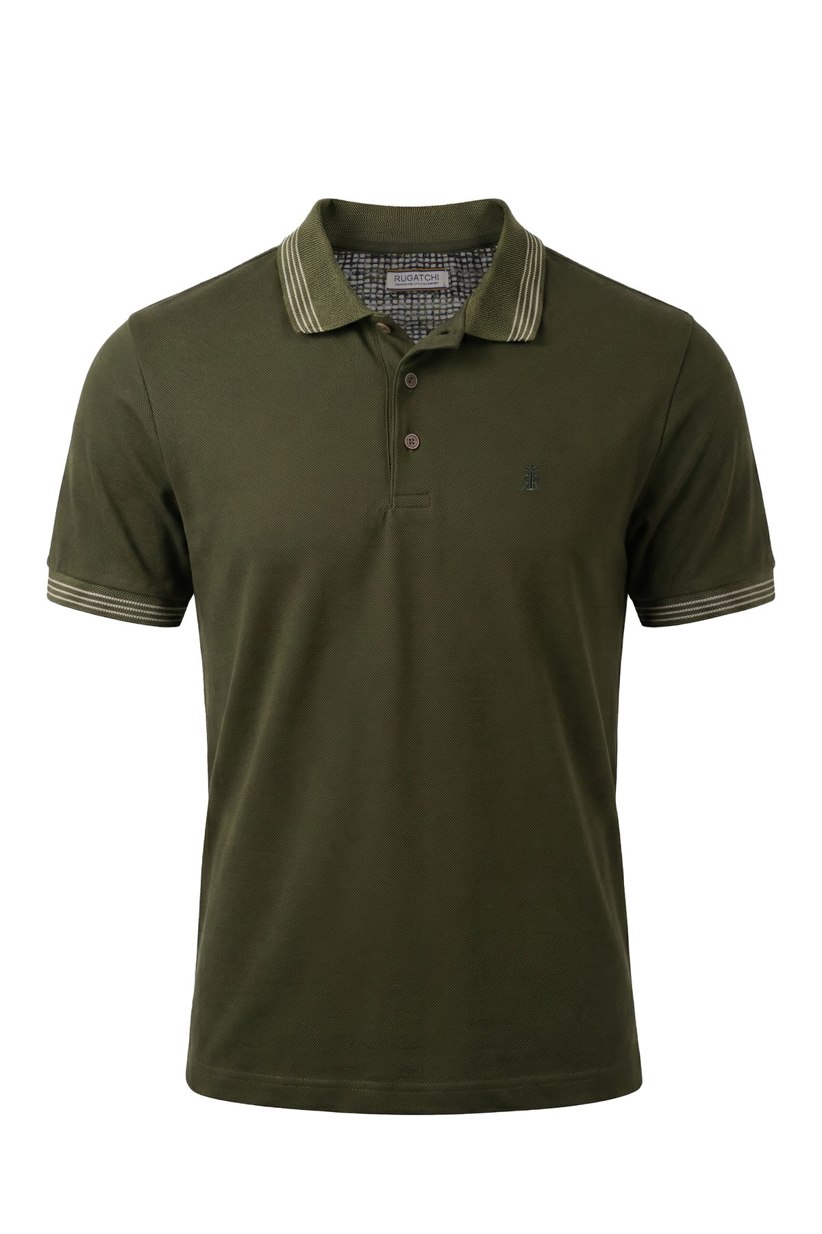 Tipped Stretch Lycra Polo Shirt