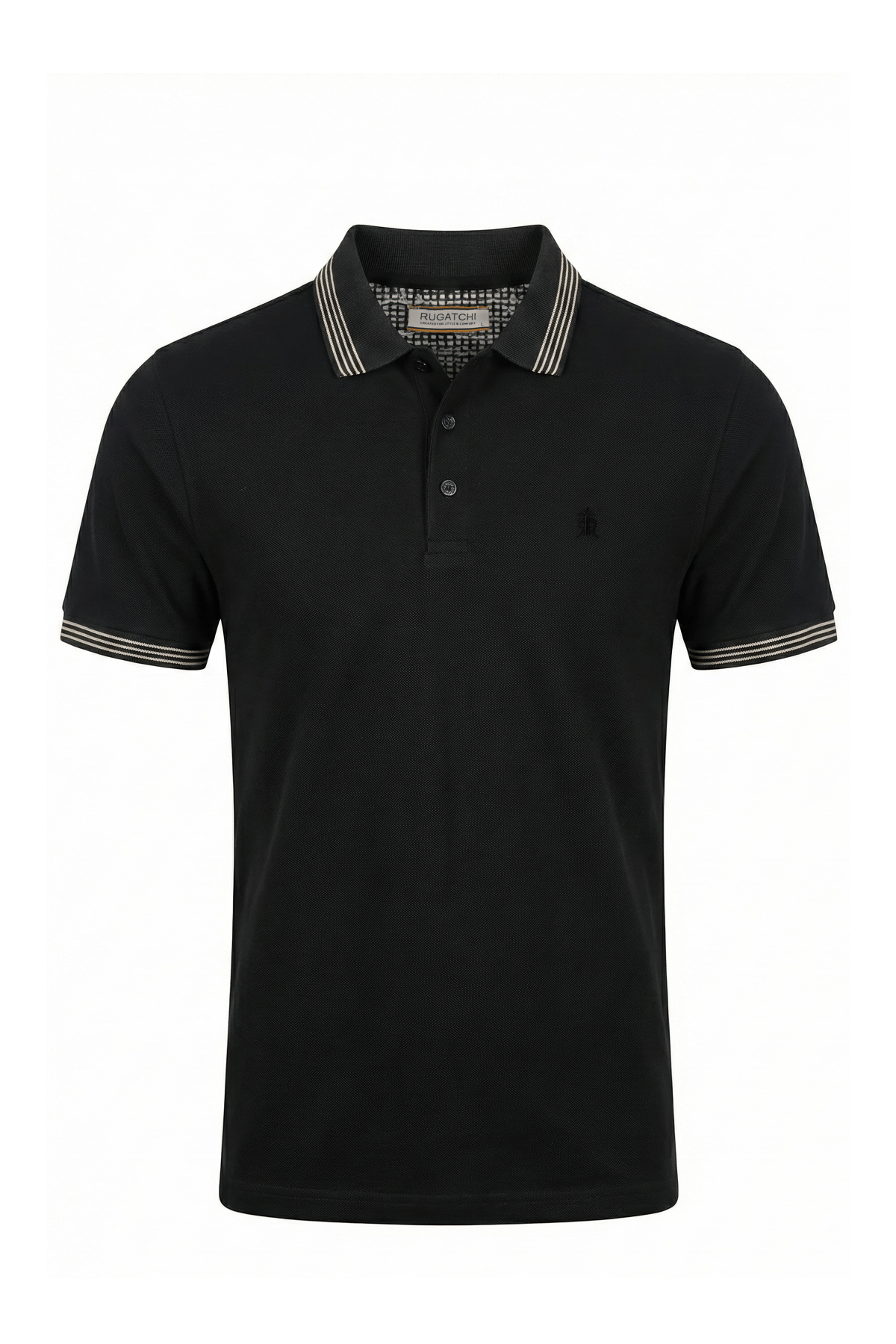 Tipped Stretch Lycra Polo Shirt