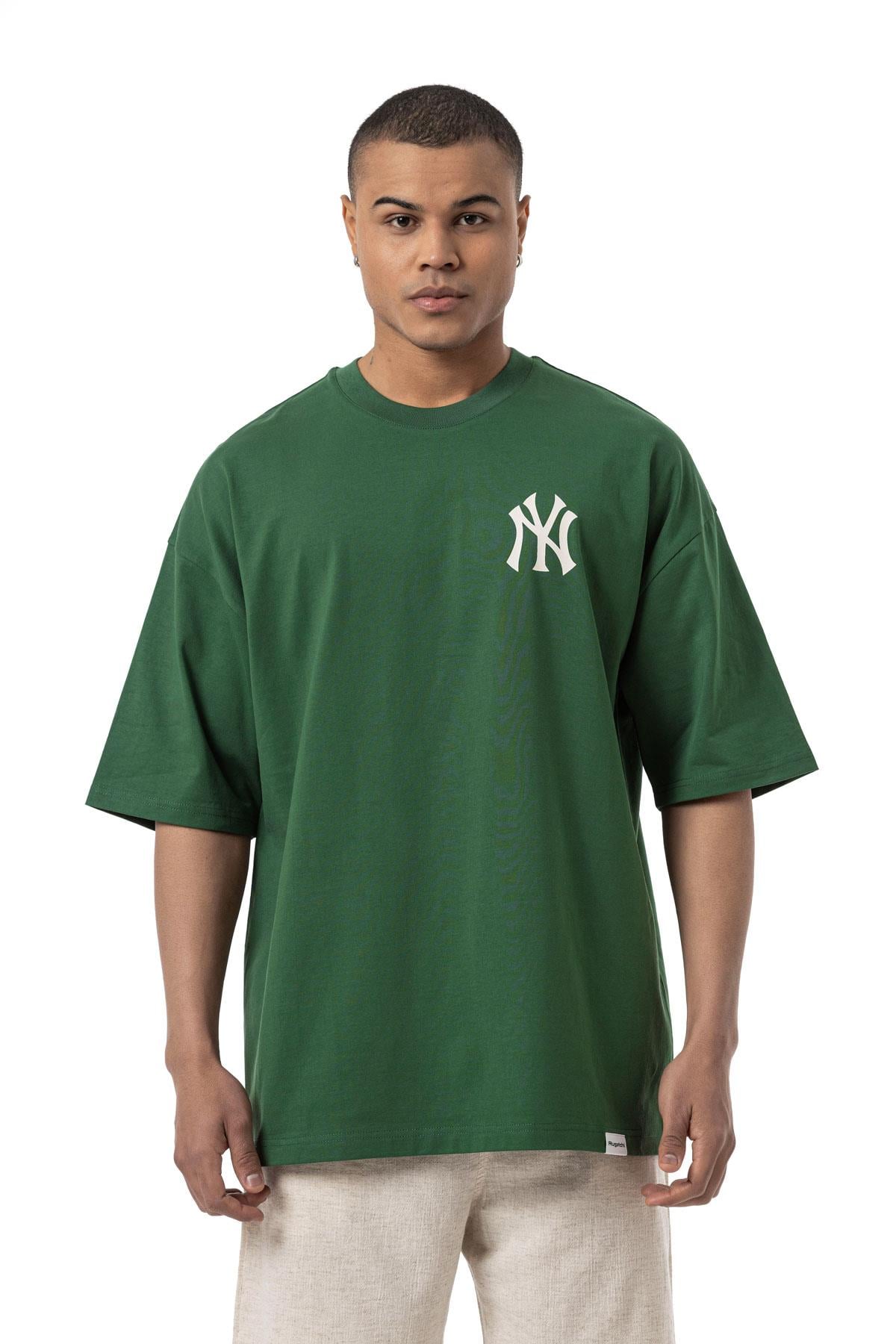 Oversize Printed Jersey - Crew Neck