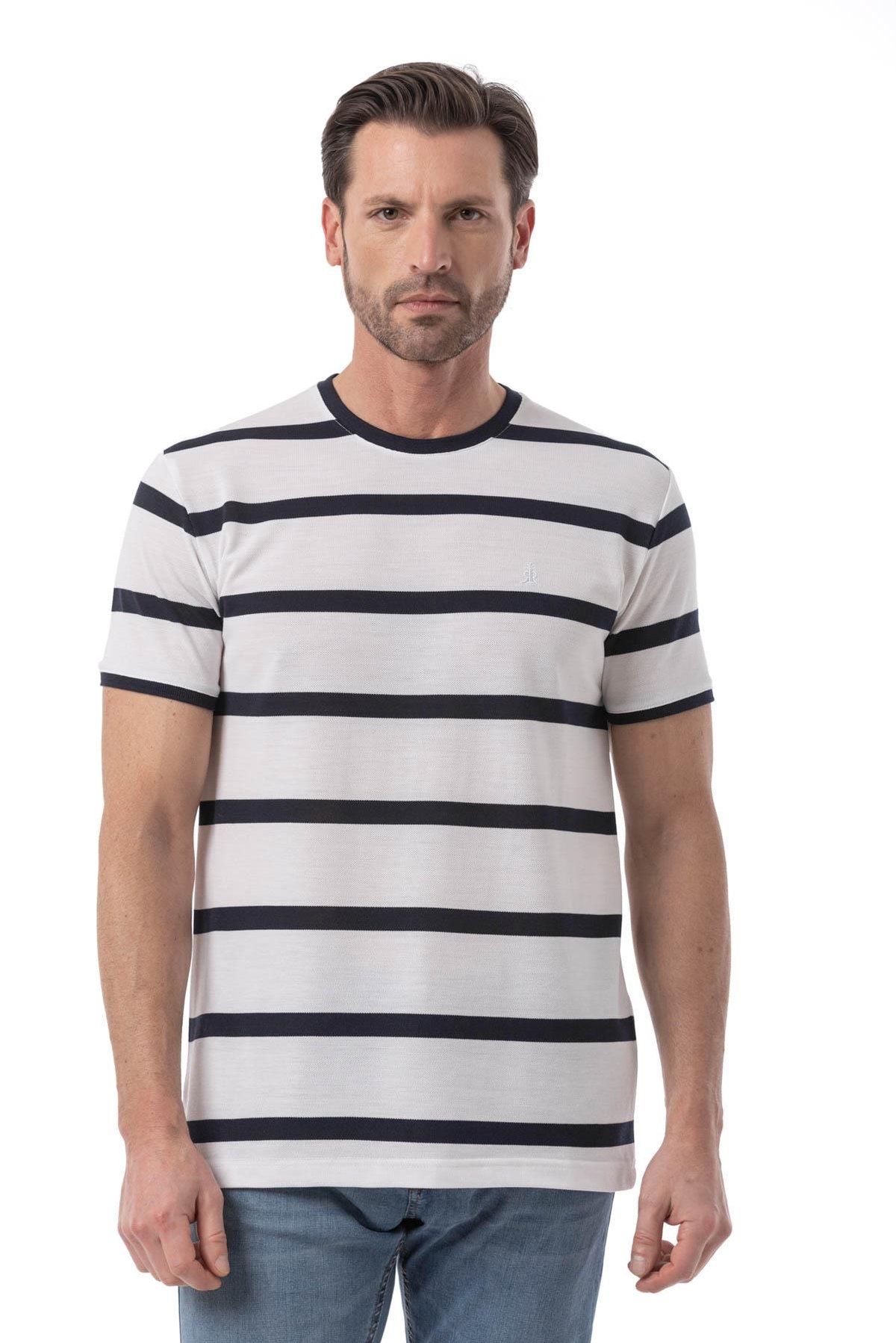 Dior Ringel Pique - Crew Neck