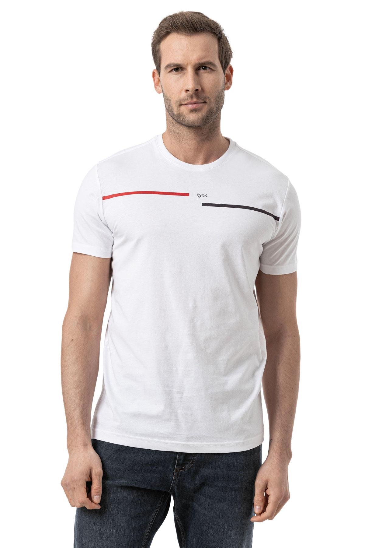 Cotton Printed Jersey - Crew Neck