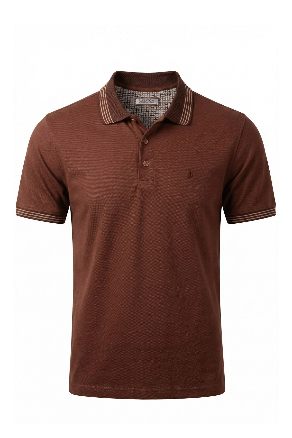 Tipped Stretch Lycra Polo Shirt