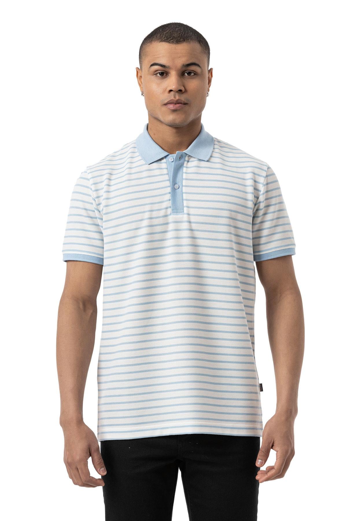 Ringel Waffle Polo Shirt