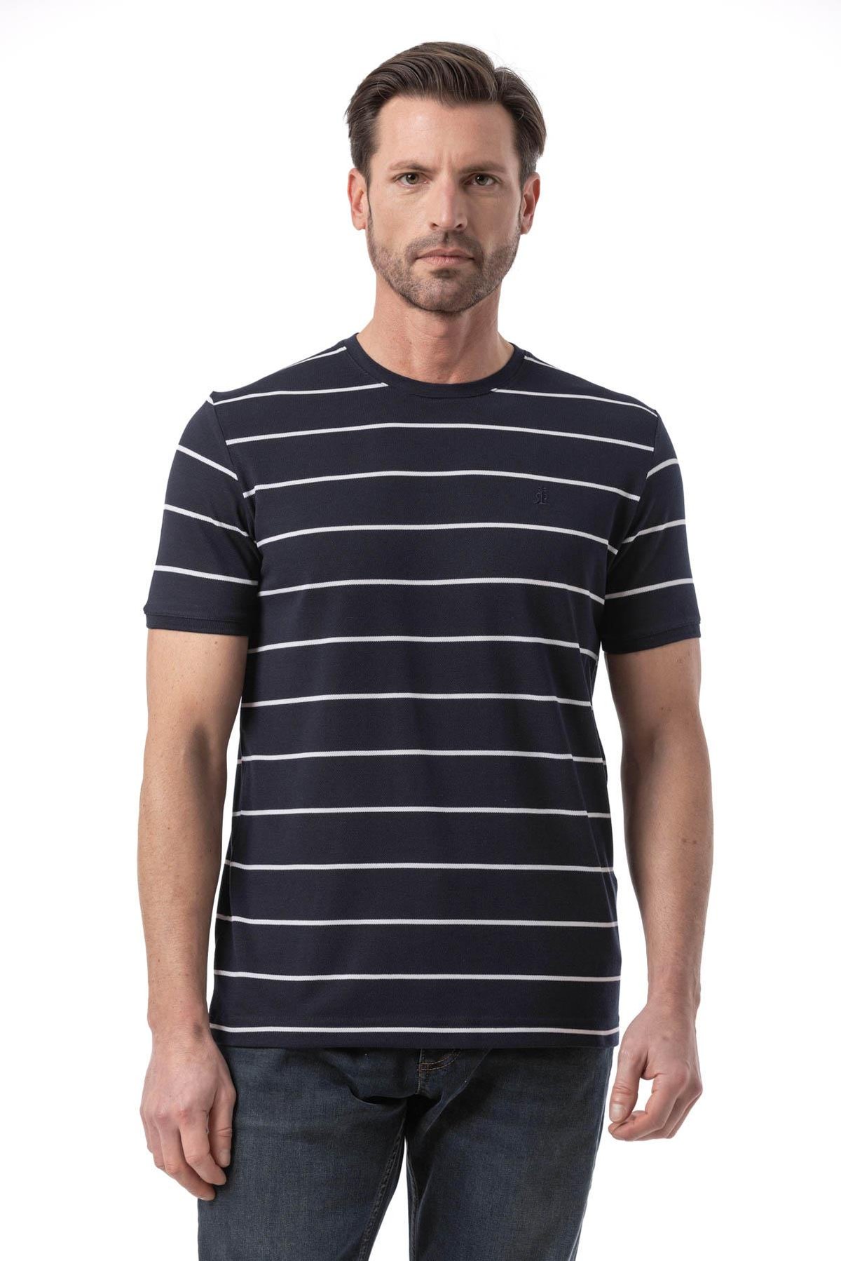 Dior Ringel Pique - Crew Neck