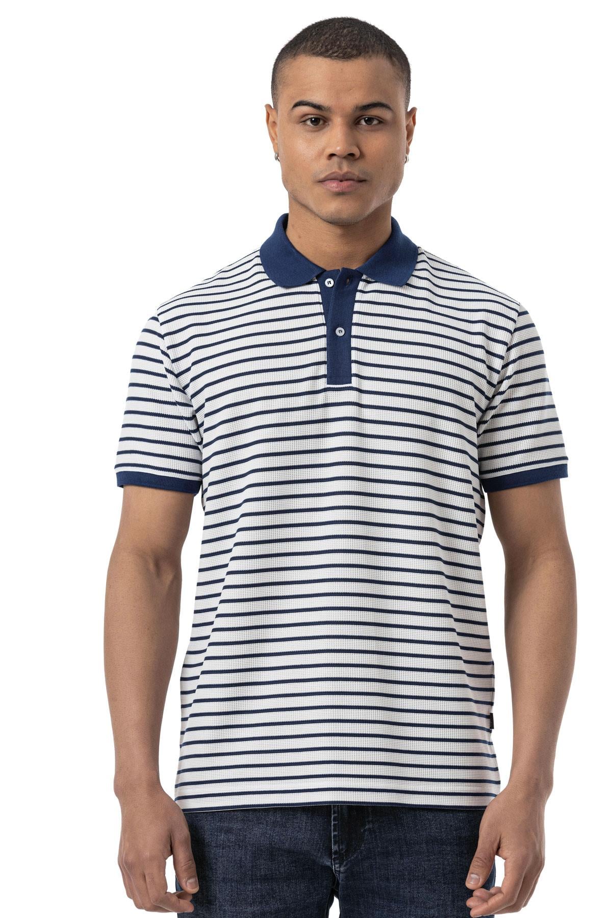 Ringel Waffle Polo Shirt