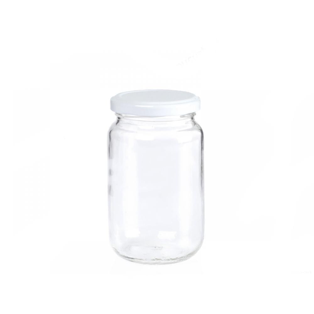 Cam Kavanoz 370 ml - Metal Kapaklı Konserve Şişesi | ID2031