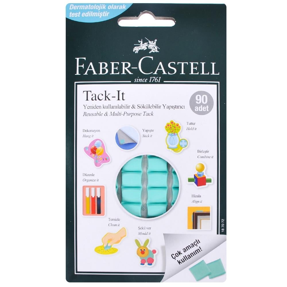 Faber-Castell Tack-It Sakız Macun Yapıştırıcı 90 Adet |  ID4975