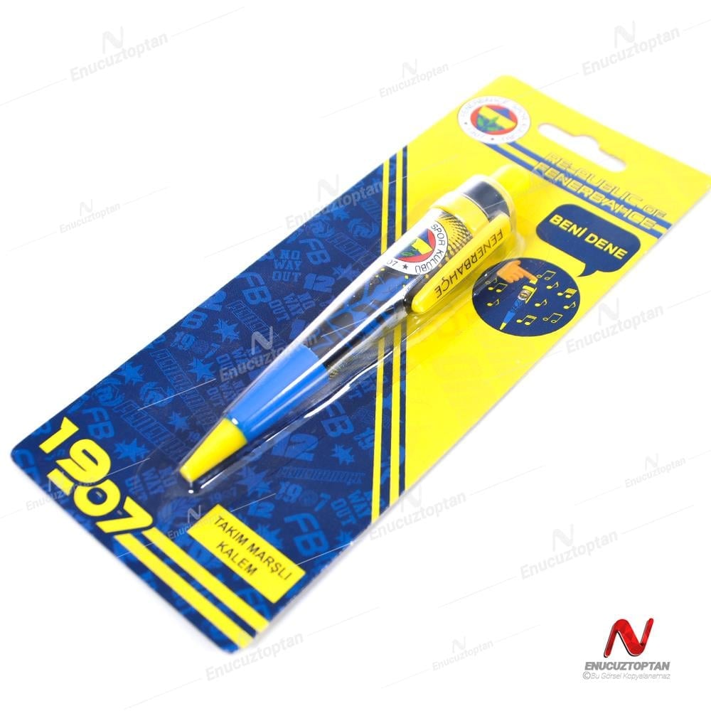 Fenerbahçe FB Lisanslı Müzikli Tükenmez Kalem Mavi | ID5339