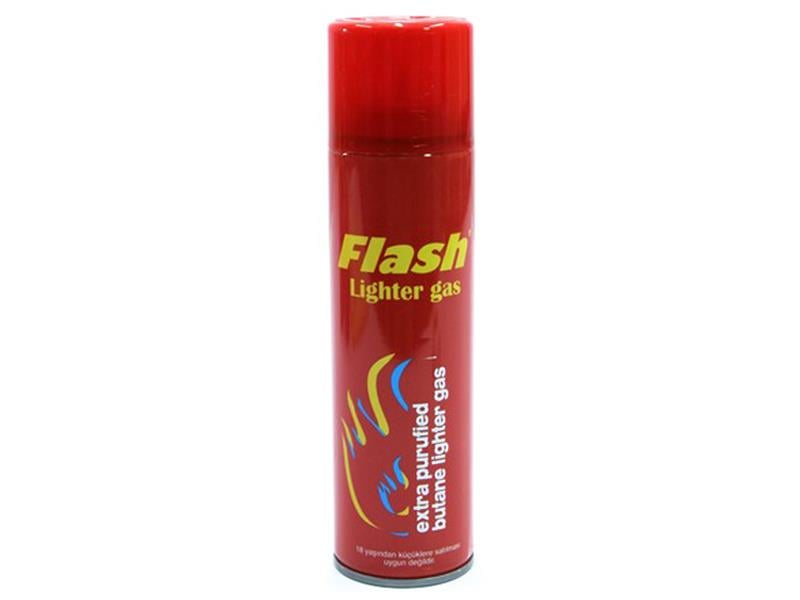 Flash Çakmak Gazı Lighter Gas Kırmızı Şişe 270 ml | ID4085