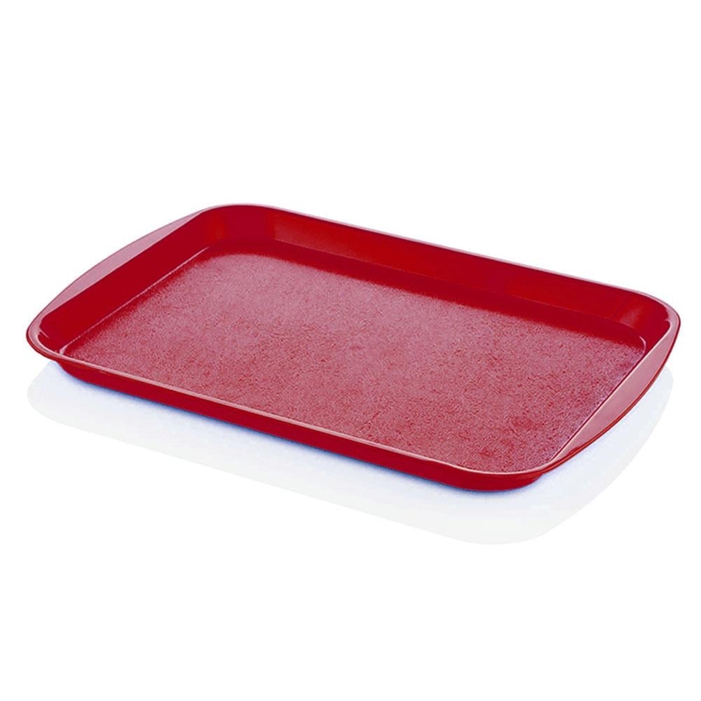 Göreme 3753 ABS Kırmızı Servis Sunum Tepsisi 37x53cm | ID5756