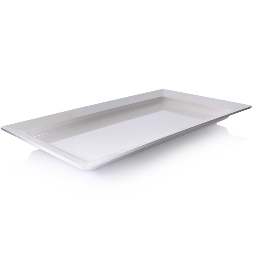 Göreme 547 Termostar Kırılmaz Melamin Açık Büfe Servis Tabağı 43x21cm | ID4924
