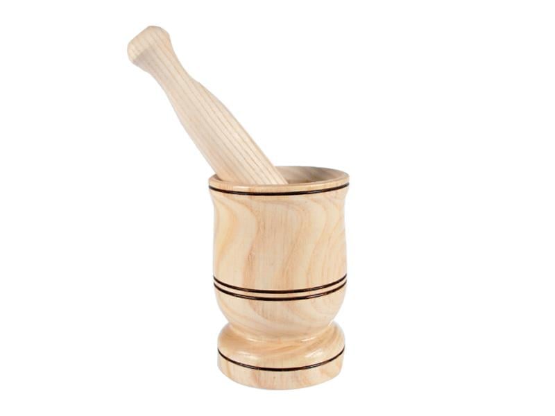 Havan Sarımsak Ezici - Ahşap Havan Küçük 16 cm | ID4614