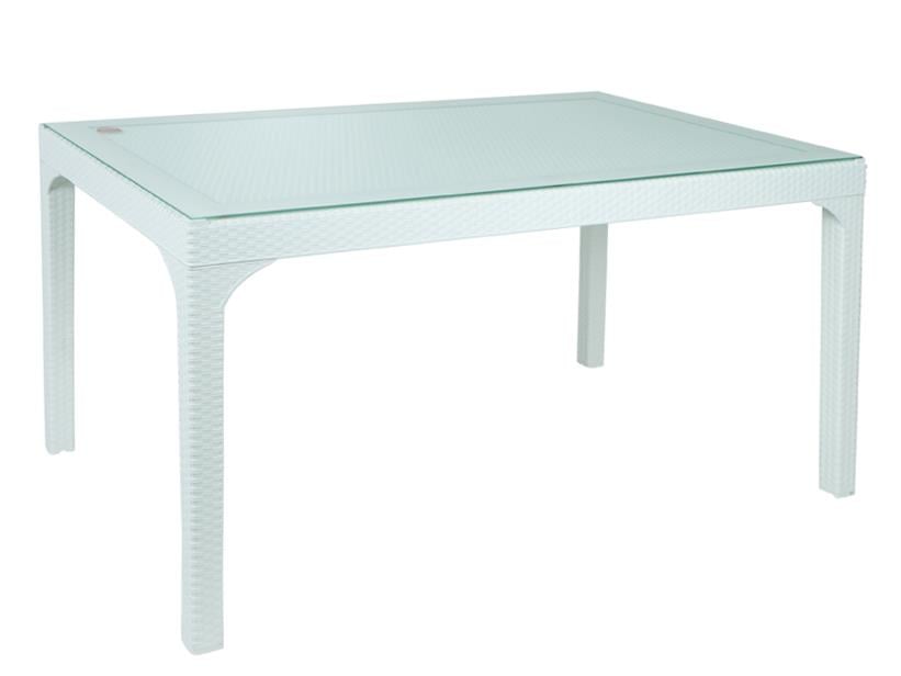 Holiday HM725 Pamukkale Rattan Camlı Masa 80x140 | ID2811