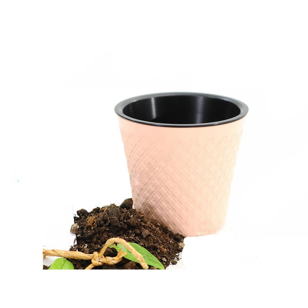 Irak Garden Flowers  SS100 Sümbül Dekoratif Desenli Saksı 0.6 Litre | ID1444
