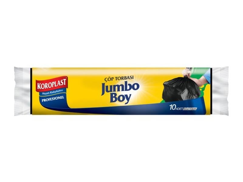 Koroplast Profesyonel Çöp Torbası Jumbo Boy 90 Litre 10'lu | ID3988