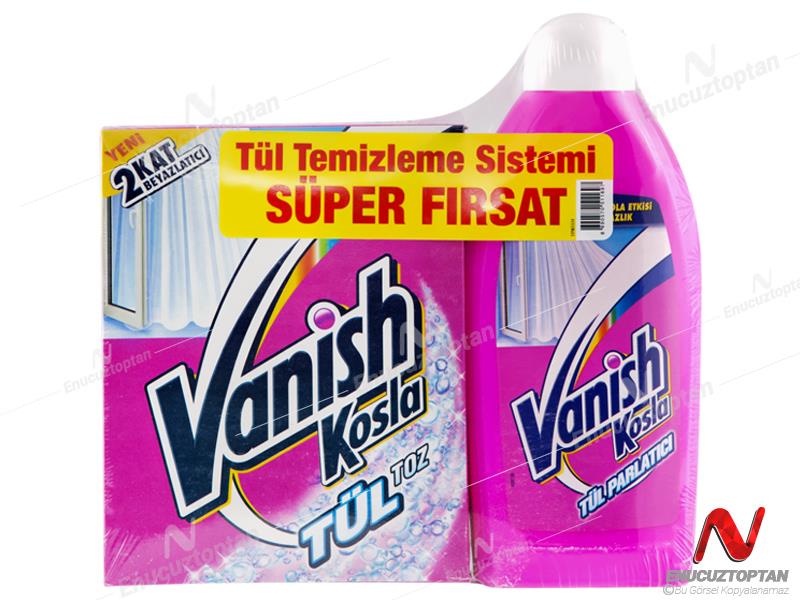 Kosla Vanish Tül Toz Deterjan 450 Gr ve Tül Parlatıcı 450 Ml 2' li Set | ID4159