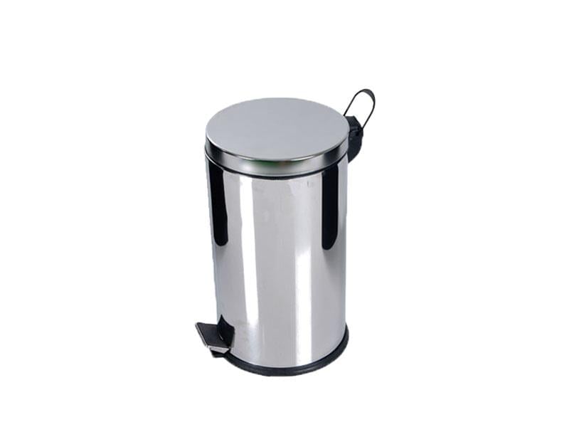 Krom Pedallı Çöp Kovası Ofis Tipi 16 Litre | ID3003
