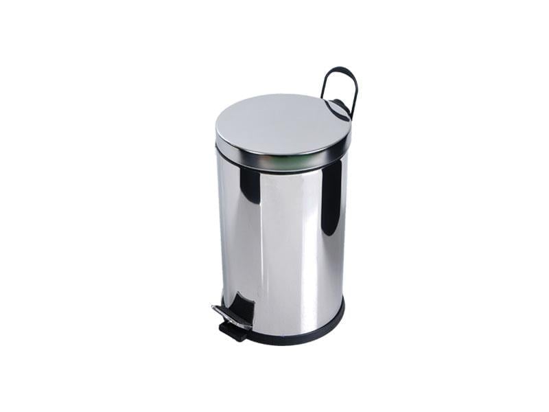 Krom Pedallı Çöp Kovası Ofis Tipi 8 Litre | ID3023