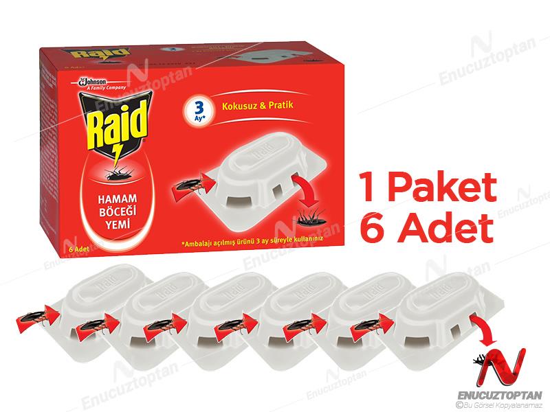 Raid Hamam Böceği Yemi Kokusuz 6 Adet | ID4194