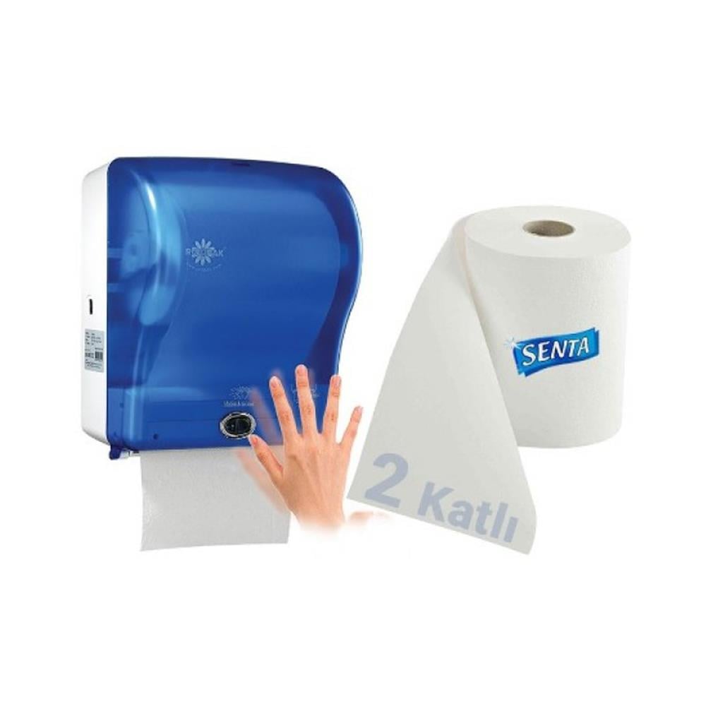 Senta 21cm Hareketli Kağıt Havlu (6 Rulo) 3,5 Kg | ID5460